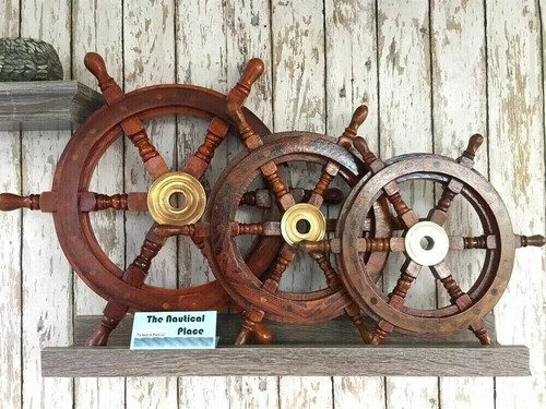 Holz schiffsrad maritim boot - schiffsrad,